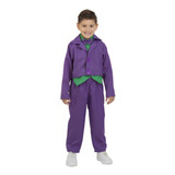 Fantasia Infantil Coringa Conjunto Completo Com Gravata