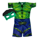Fantasia Infantil Hulk Heróis Com Máscara