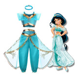 Fantasia Infantil Menina Jasmine Princesa Disney