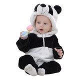 Fantasia Infantil Panda Criança Macacão De Bebê Menino Unise