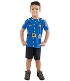Fantasia Infantil Policial Com Camiseta E