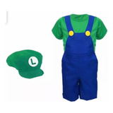 Fantasia Infantil Super Mario Bros Luigi