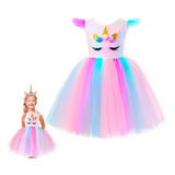 Fantasia Infantil Unicornio Vestido