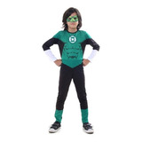 Fantasia Liga Da Justiça Infantil Super Herói Lanterna Verde