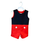 Fantasia Macacão Infantil Mickey Mouse Bebê