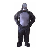 Fantasia Macaco Personagem Gorila Mascote Adulto