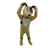 Fantasia Mascote Cachorro Creme Adulto Pelúcia