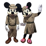 Fantasia Mascote Casal Mickey E Minnie