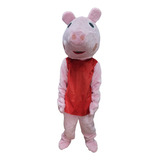 Fantasia Mascote Peppa Pig Animacao Para