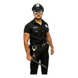 Fantasia Masculina Adulto Policial  camisa