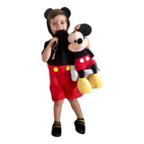 Fantasia Mickey Macacão C Gorro