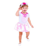 Fantasia Minnie Gatinha Marie Rapunzel Bebê 1 A 2 Anos