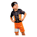 Fantasia Naruto Uzumaki Cosplay Infantil   Bandana Original