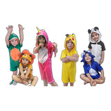Fantasia Panda Pijama Kigurumi Infantil Unissex