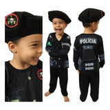 Fantasia Policial Infantil Boina