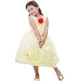 Fantasia Princesa Bela Bela E A Fera Infantil Filme Disney Luxo Com Som E Luz G 9 12
