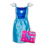 Fantasia Princesa Cinderela Infantil Com Kit