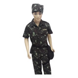 Fantasia Roupa Exército Infantil