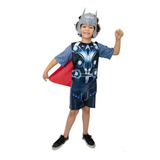Fantasia Thor Sem Martelo Super Heróis Infantil Mascara Capa