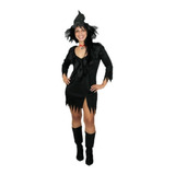Fantasia Vestido Bruxa Lola Adulto Halloween