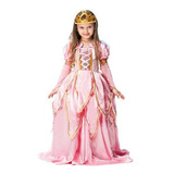Fantasia Vestido Infantil Princesa Aurora Festa
