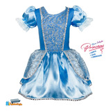Fantasia Vestido Menina Infantil Princesas Dia Das Crianças