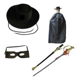 Fantasia Zorro Adulto Kit 1
