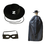Fantasia Zorro Adulto Kit 2