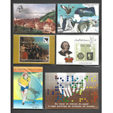 Fantástico Lote 1979 1990 Brasil 300 Blocos 50 De Cada
