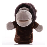 Fantoche Gorila Pelucia Macaco Teatro De Mão Infantil 25 Cm