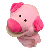 Fantoche Pig Porco Boneco Pelúcia De