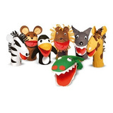 Fantoches Animais Selvagens Kit Com 7