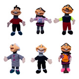 Fantoches Evangelicos Familia Branca Com 6 Peças