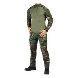 Farda Camisa Combat Shirt Calça Rip Stop Airso Esporte