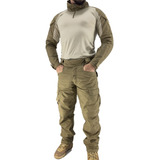 Farda Camisa Combat Shirt Calça Tática Rip Stop Super