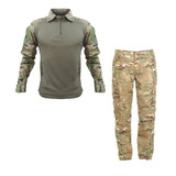 Farda Camuflada Multicam Airsoft Tática Militar Fox Boy