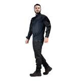 Farda Combat Shirt Multicam Black Rip Stop Calça Tatica Airs