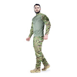 Farda Combat Shirt Multicam Calça Tatica Airsoft Safo