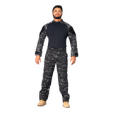 Farda Completa Tatica T shirt Em Rip Stop Airsoft Fox Boy