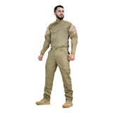Farda Militar Caqui Camisa Combat calça Cargo Tática