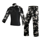 Farda Militar Choque Black Camuflada Masculina Tática