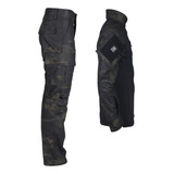 Farda Militar Tática Calça Combat Shirt Bélica Mult Black