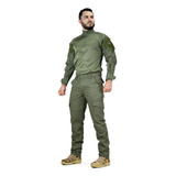 Farda Militar Verde Oliva Camisa Combat calça Cargo Tática