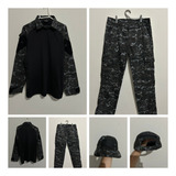 Farda Tática Combat Shirt Calça Camuflada Airsoft Fox Boy