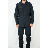 Farda Uniforme Tático Azul Marinho Rip Stop
