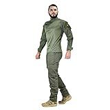 Farda VERDE Completa Reforçada Militar Tática Airsoft Uv50 Tamanho M48