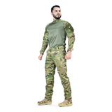 Fardamento Attacker Camisa E Calça Multicam
