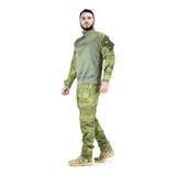Fardamento Combat Shirt Multicam Calça Tatica Airsoft Safo
