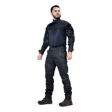 Fardamento Plus Size Multicam Black Combat Shirt Calça Cargo