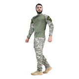 Fardamento Plus Size Tático Camuflado Camisa Calça Safo
